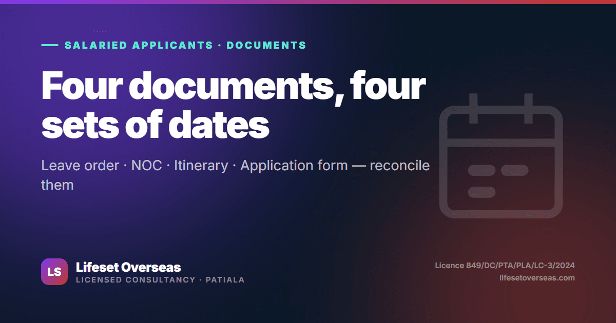 Your Leave Order, NOC and Visa Form Must Match — Here Is Where They Do Not