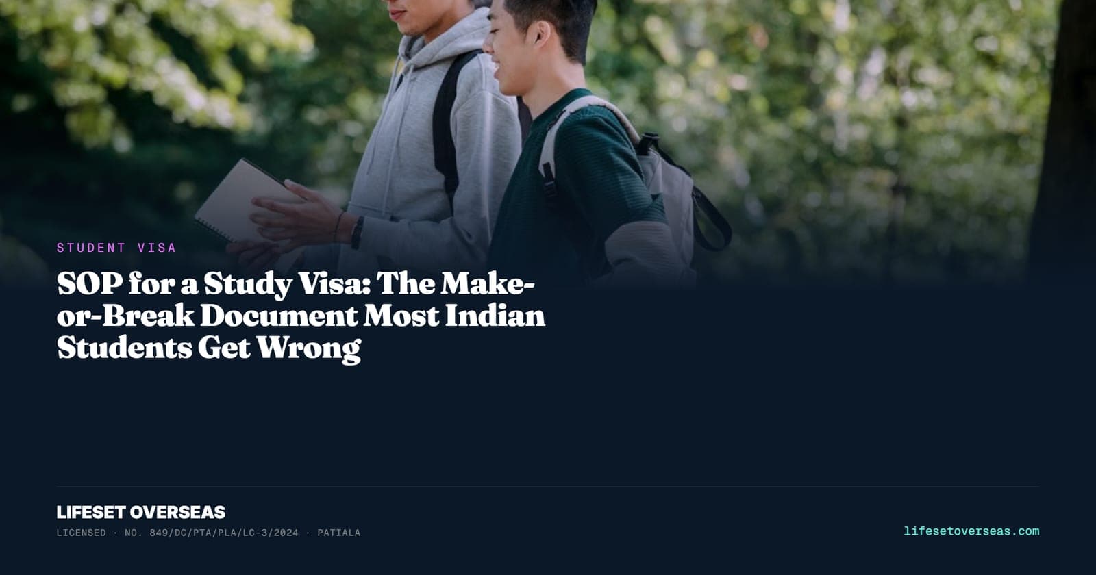 SOP for a Study Visa: The Make-or-Break Document Most Indian Students Get Wrong
