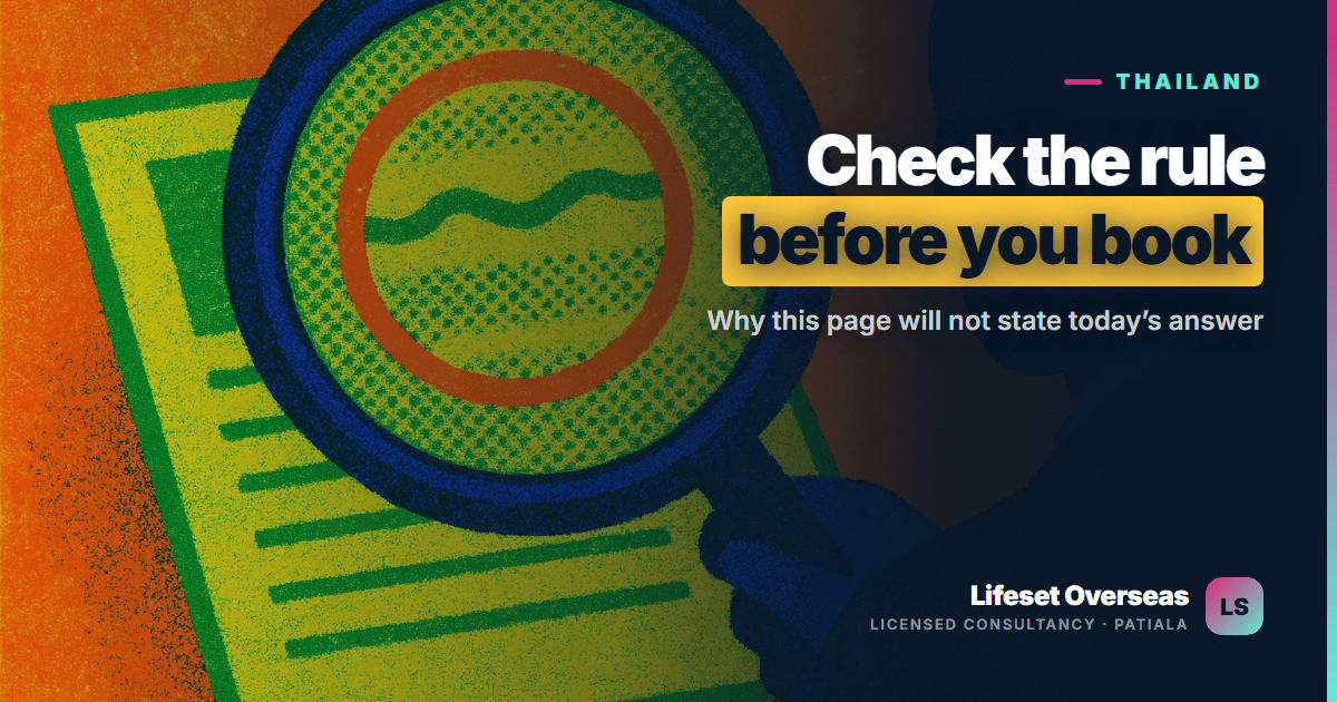 Thailand Visa for Indians: Why You Must Check Before You Book