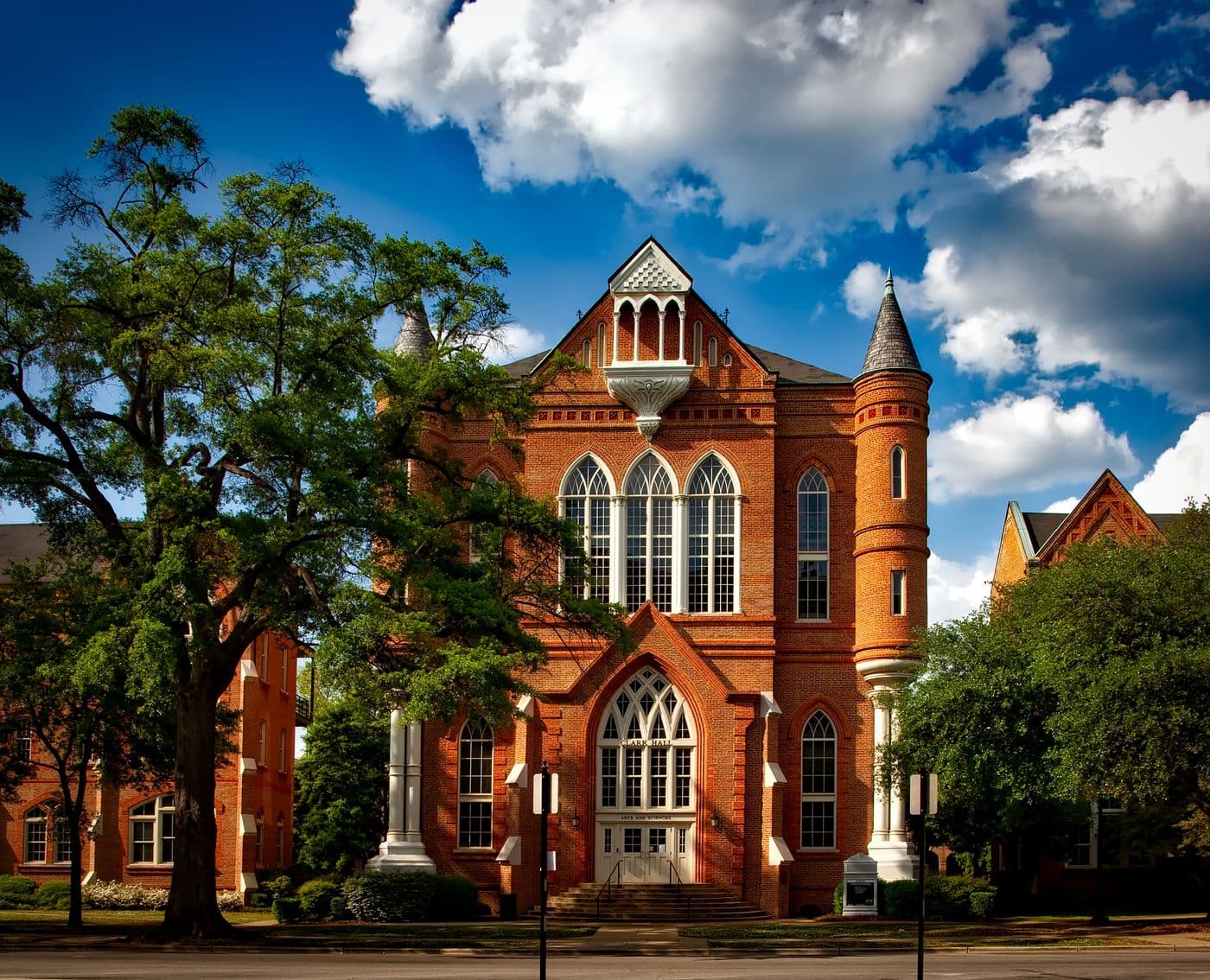 A university campus