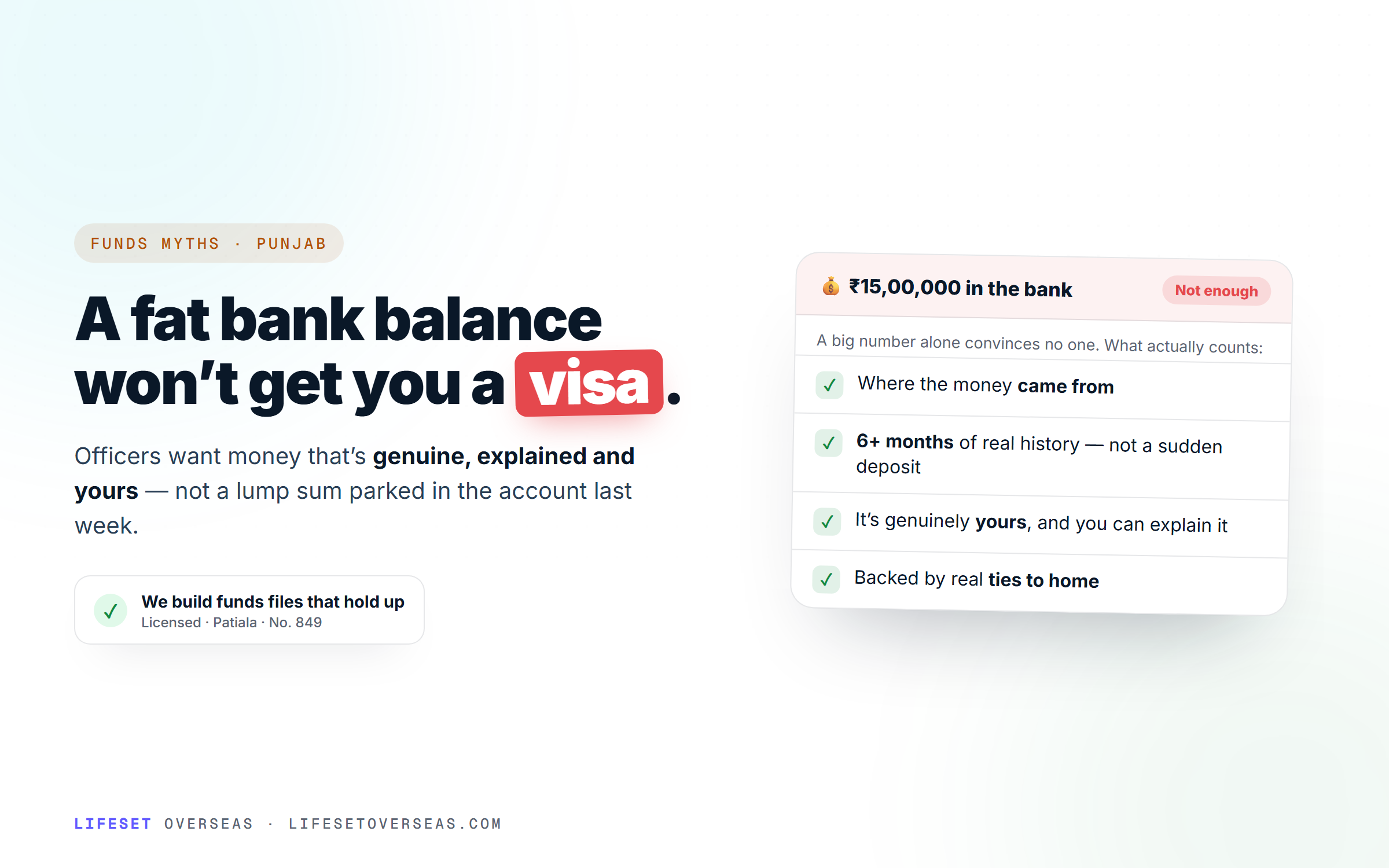 A Fat Bank Balance Won't Get You a Visa. Here's What Actually Does.