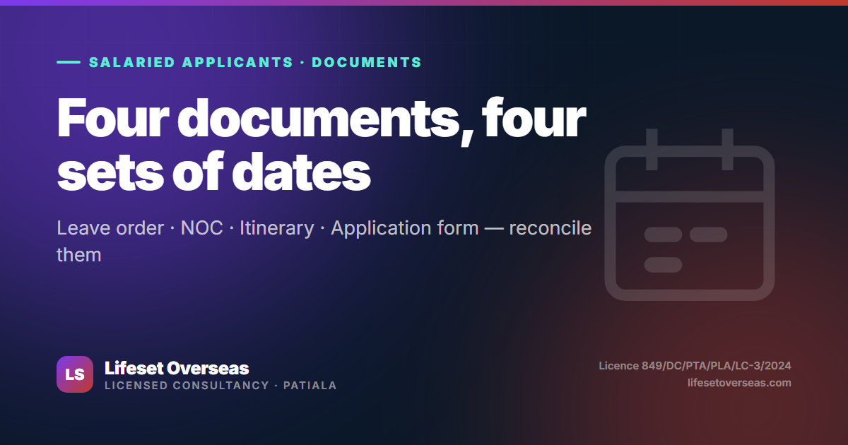 Your Leave Order, NOC and Visa Form Must Match — Here Is Where They Do Not