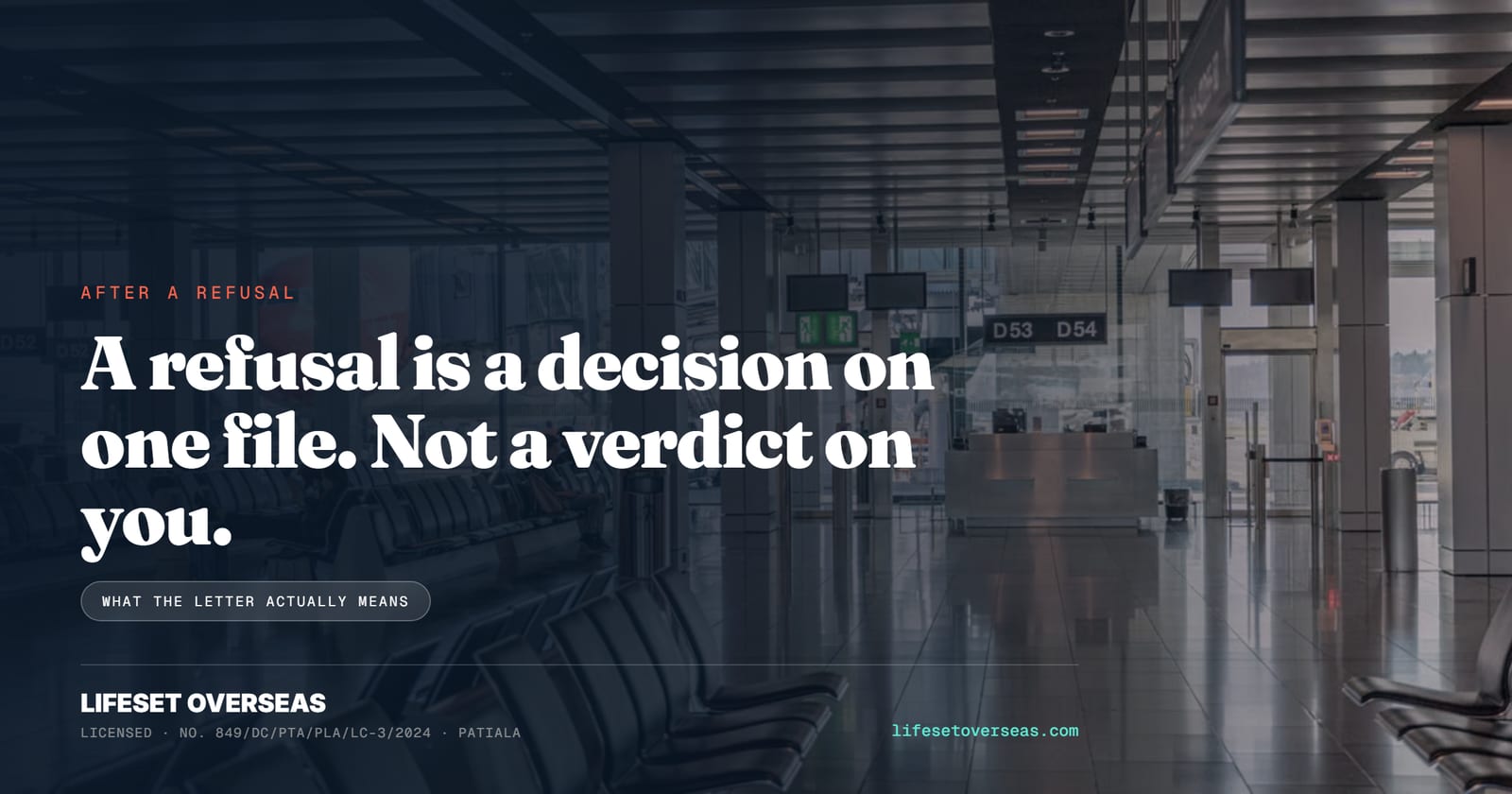 Your Visa Was Refused. Here Is What Actually Happens Next.
